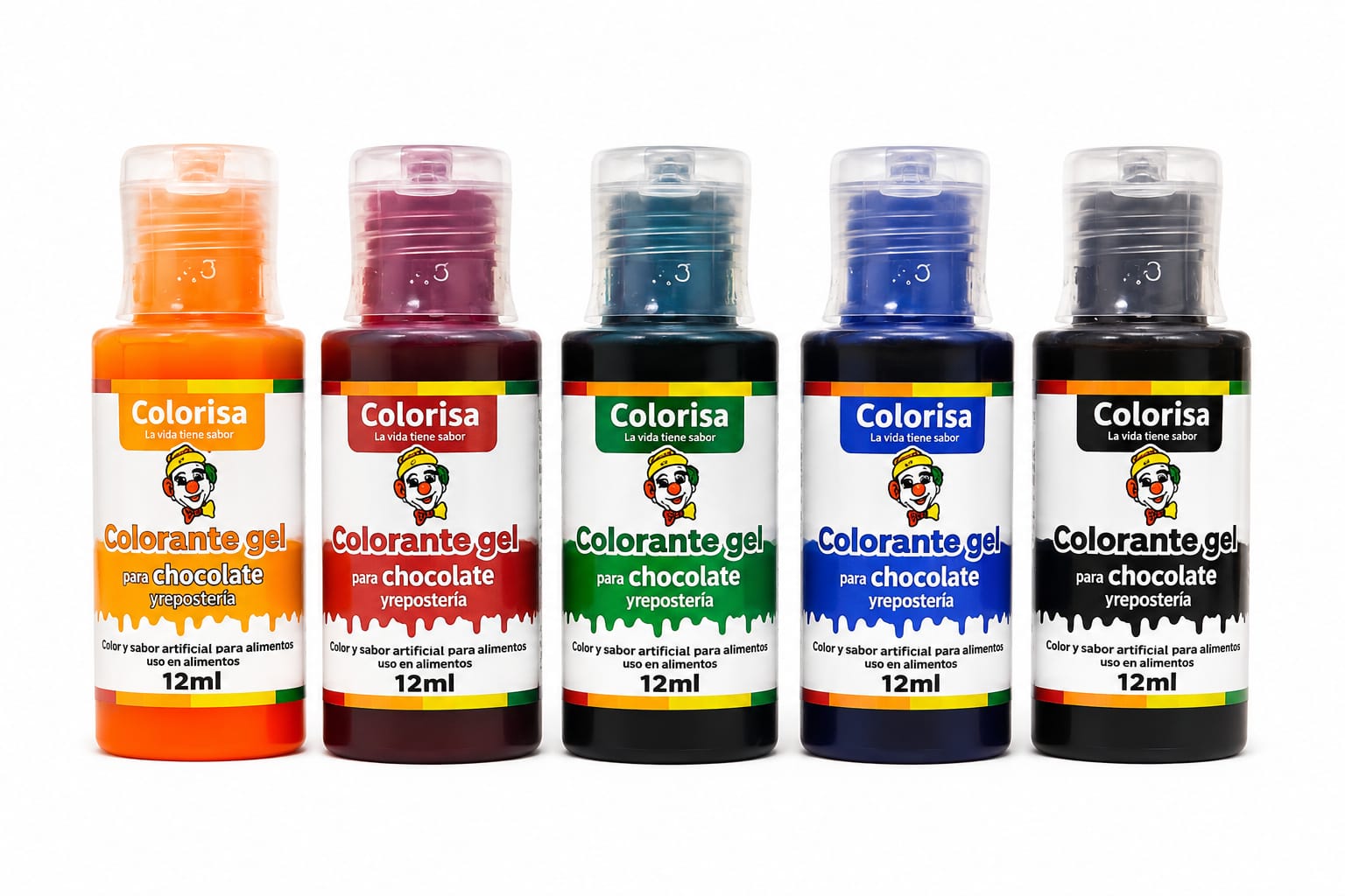 COLORANTE NEGRO GEL LIPOSOLUBLE 13 ML  COLORISA