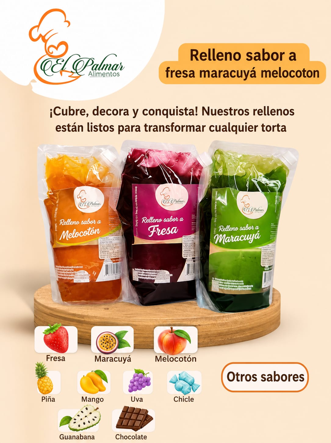 RELLENO DE FRESA 1 KG