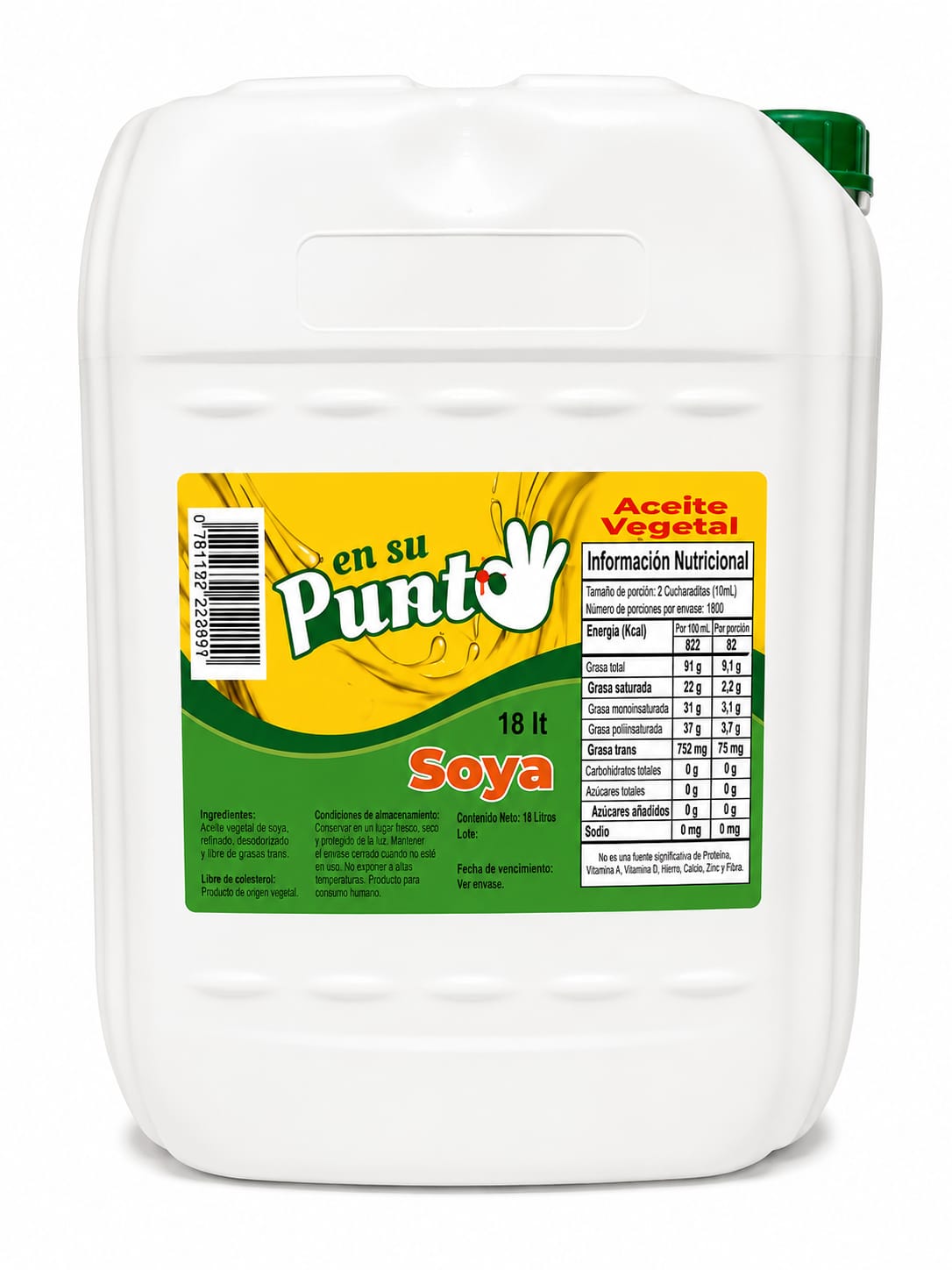 ACEITE COMESTIBLE 18 LT