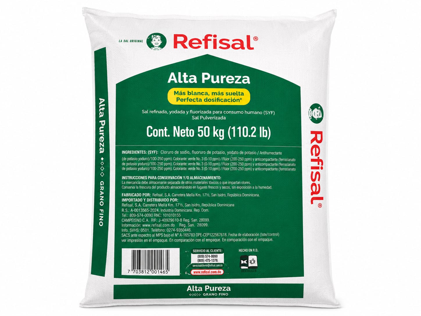 BULTO DE SAL 50 KG REFISAL