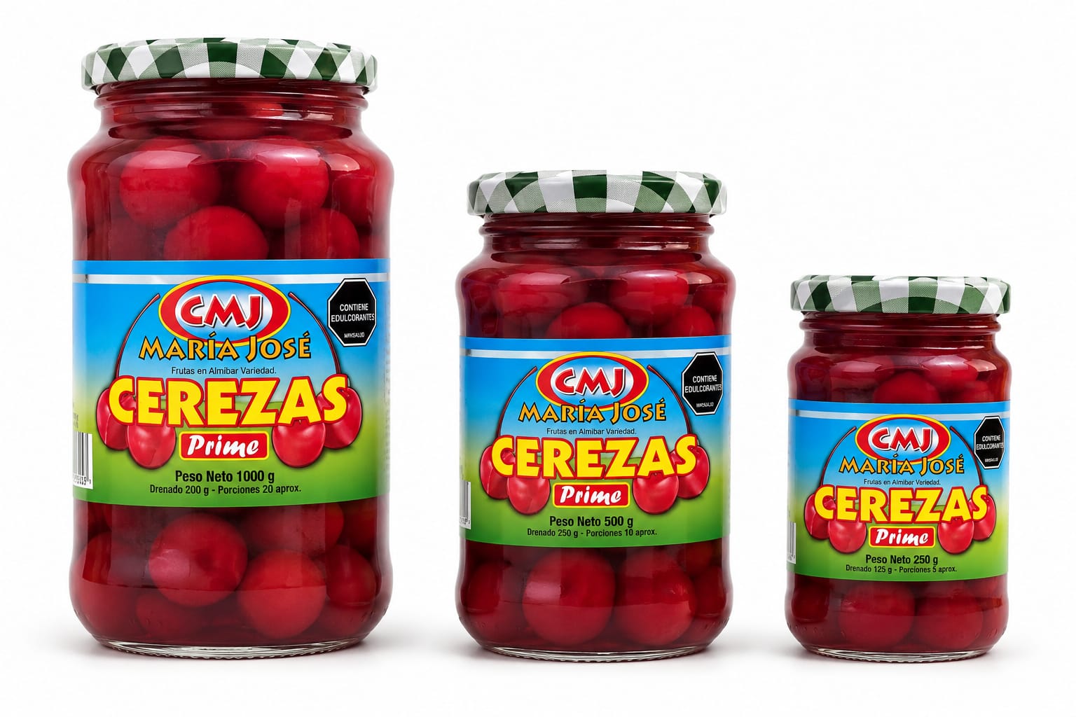 CEREZAS EN ALMIBAR X 250 GR