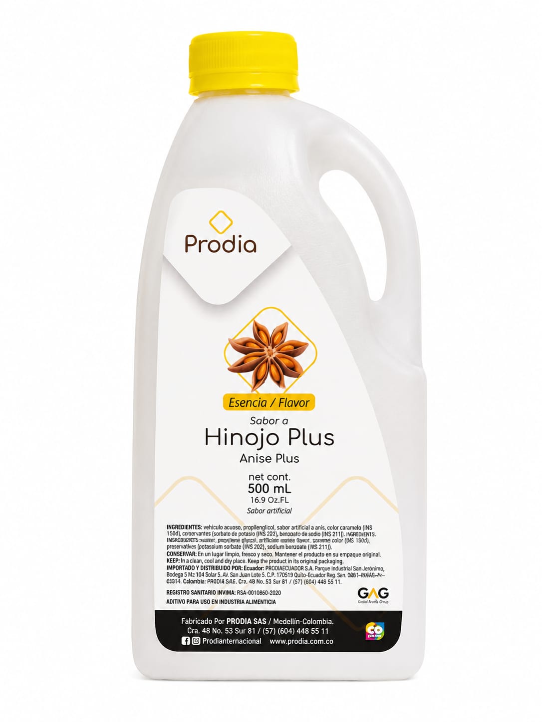ESENCIA SABOR A HINOJO 500 ML