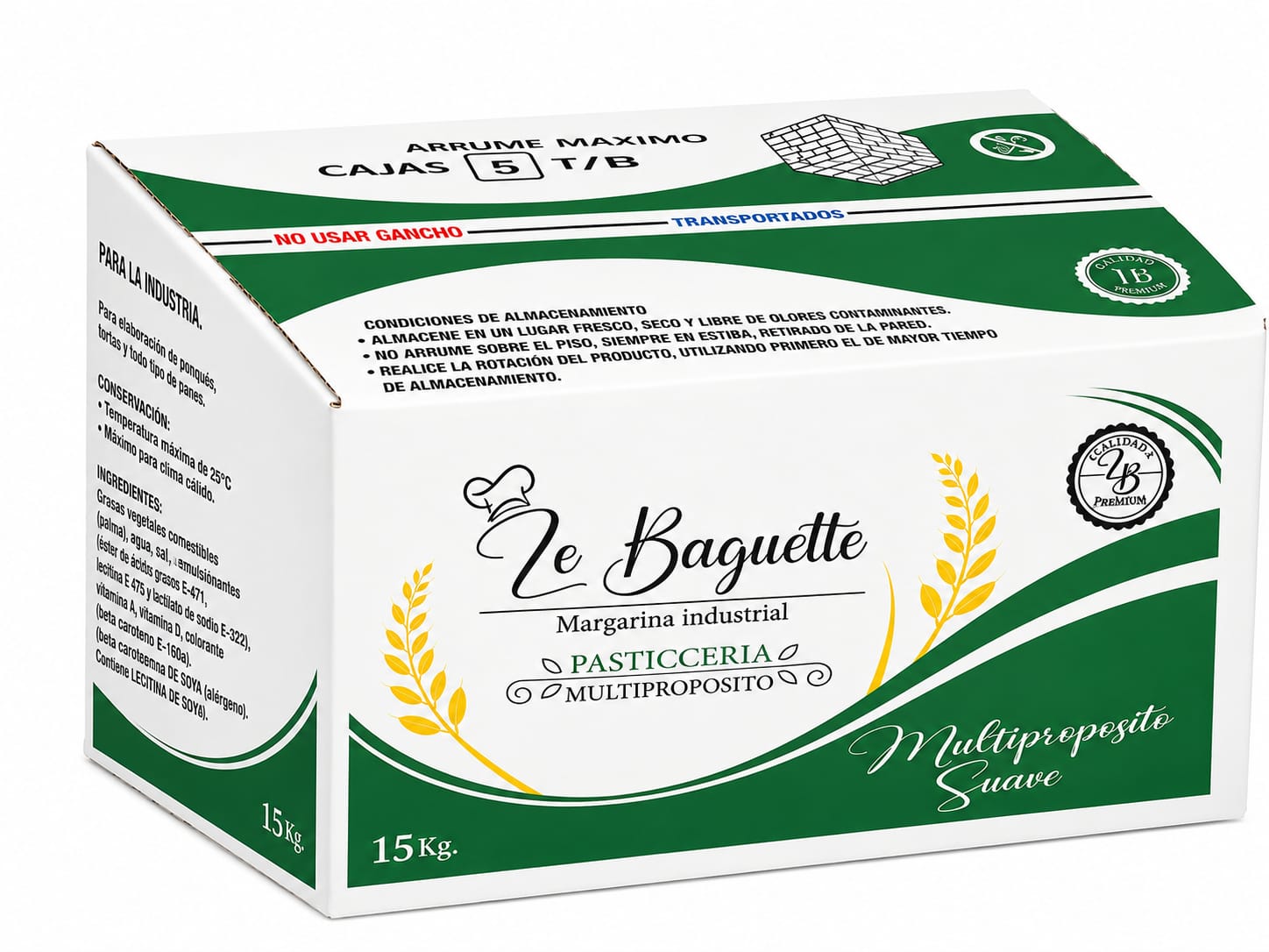 MARGARINA  LEBAGUETTETIPO B Y TIPO C 15 KG
